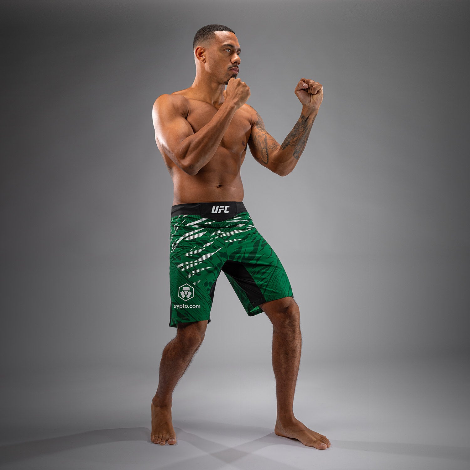 ufc-fusion-by-venum-authentic-fight-night-fight-short-herren-long-fit-gr-n image 6