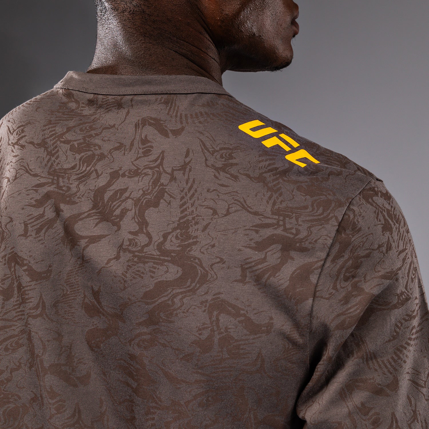 ufc-fusion-by-venum-fight-week-herren-t-shirt-kurzarm-erdiges-braun image 6