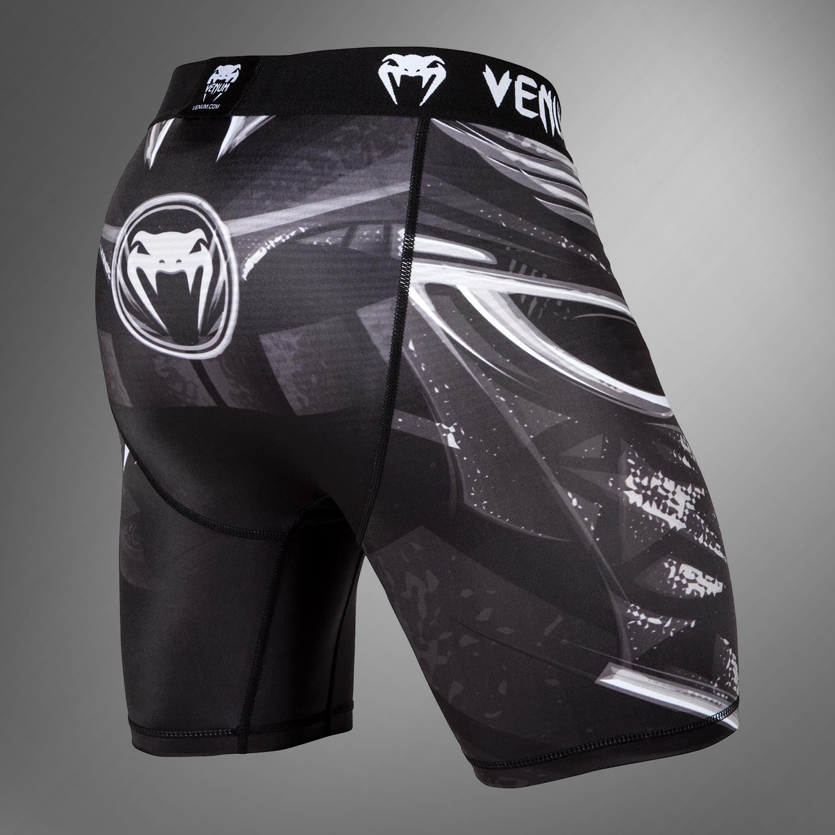 venum-gladiator-3-0-vale-tudo-shorts-f-r-herren-schwarz-wei image 3