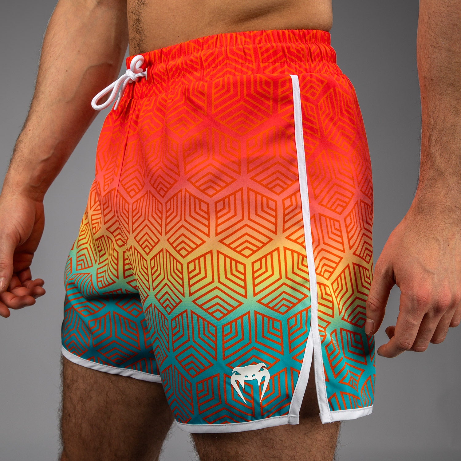 venum-octane-boardshorts-herren-sunset-orange-himmelblau image 5
