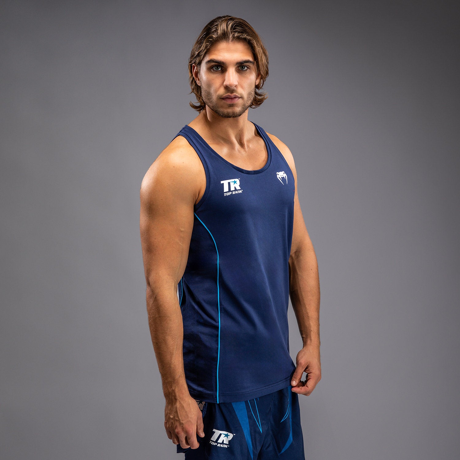 venum-x-top-rank-original-herren-tanktop-marineblau image 4