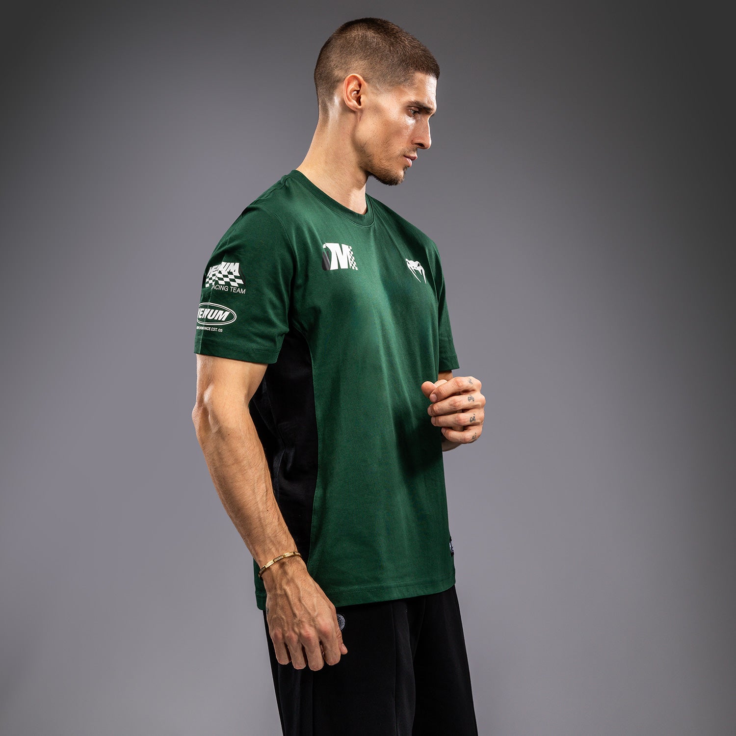 venum-motorsport-t-shirt-herren-tiefes-wald-gr-n image 3