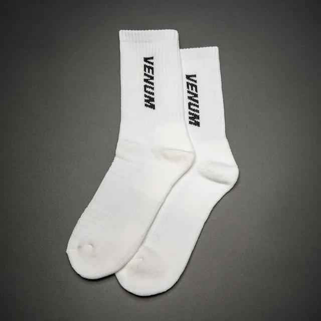 venum-essential-crew-socken-3er-pack-wei-schwarz image 1
