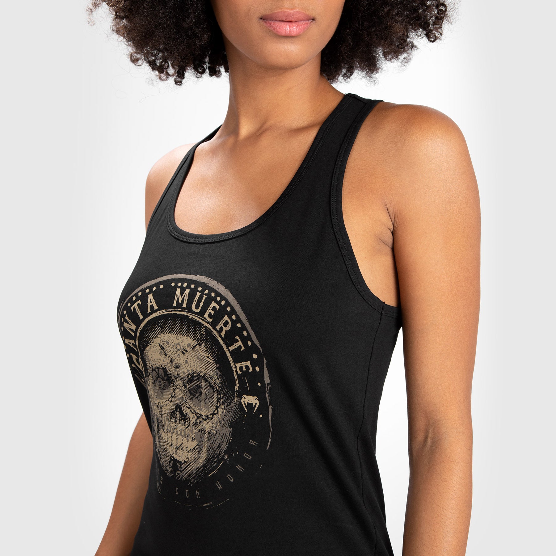 venum-santa-muerte-dark-side-tanktop-damen-schwarz-braun image 5