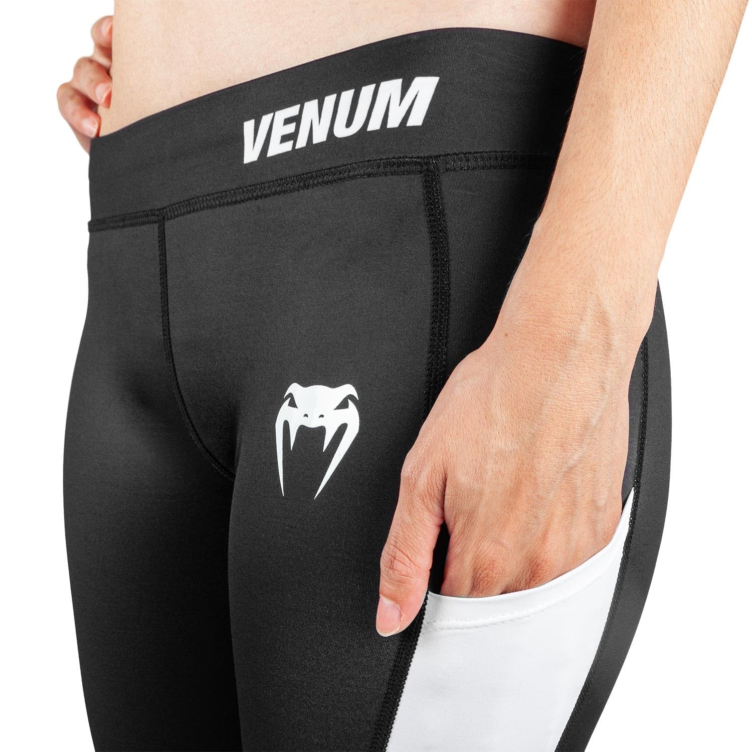 venum-power-2-0-leggings-damen-schwarz-wei image 7