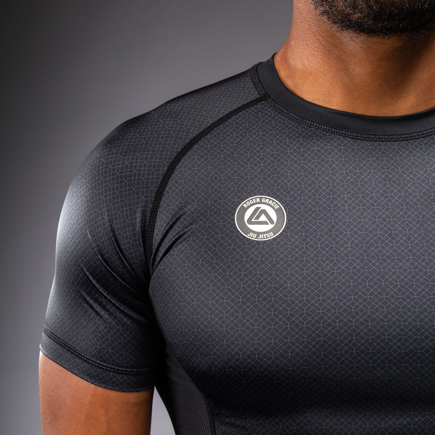 venum-x-roger-gracie-academy-kurzarm-rashguard-herren-schwarz image 6