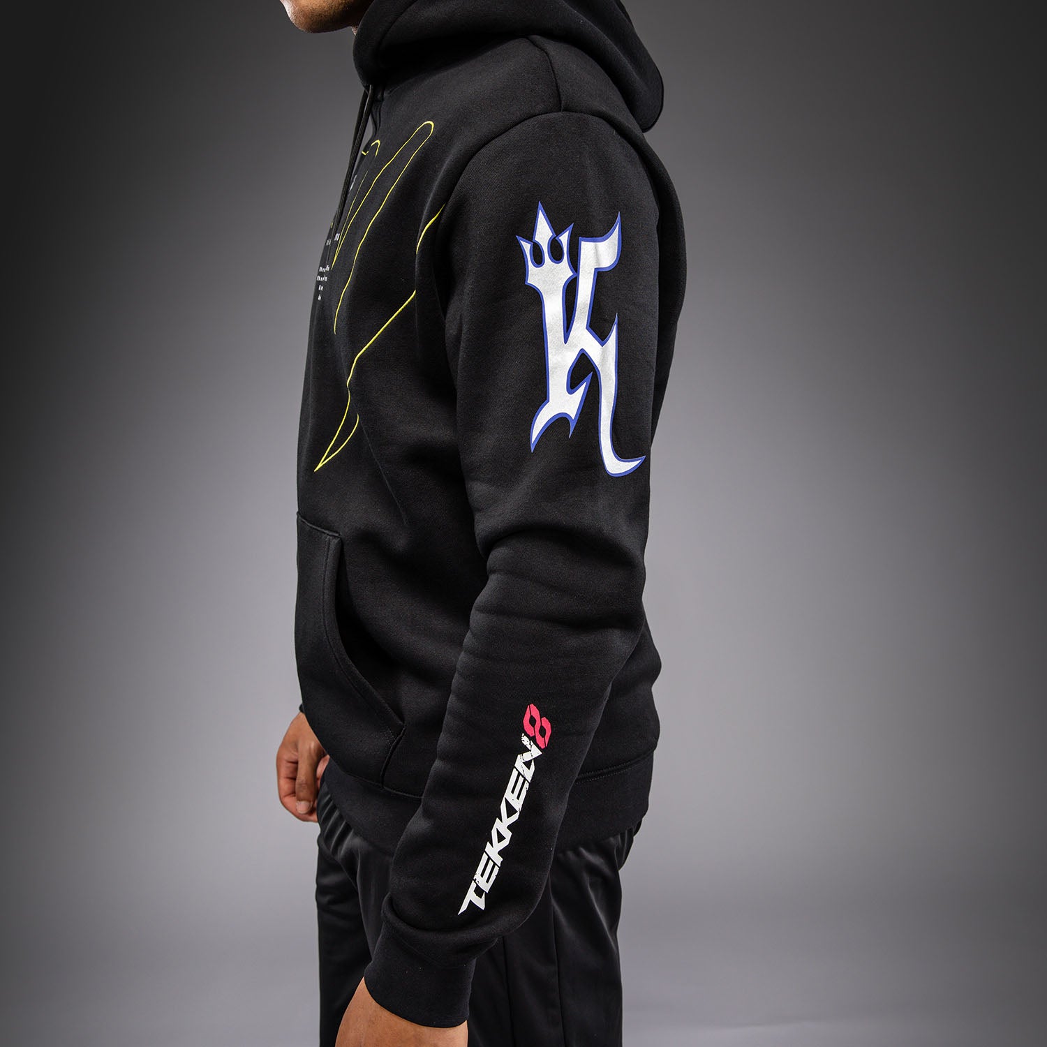 venum-x-tekken-8-kapuzenpullover-king-schwarz-gelb image 6