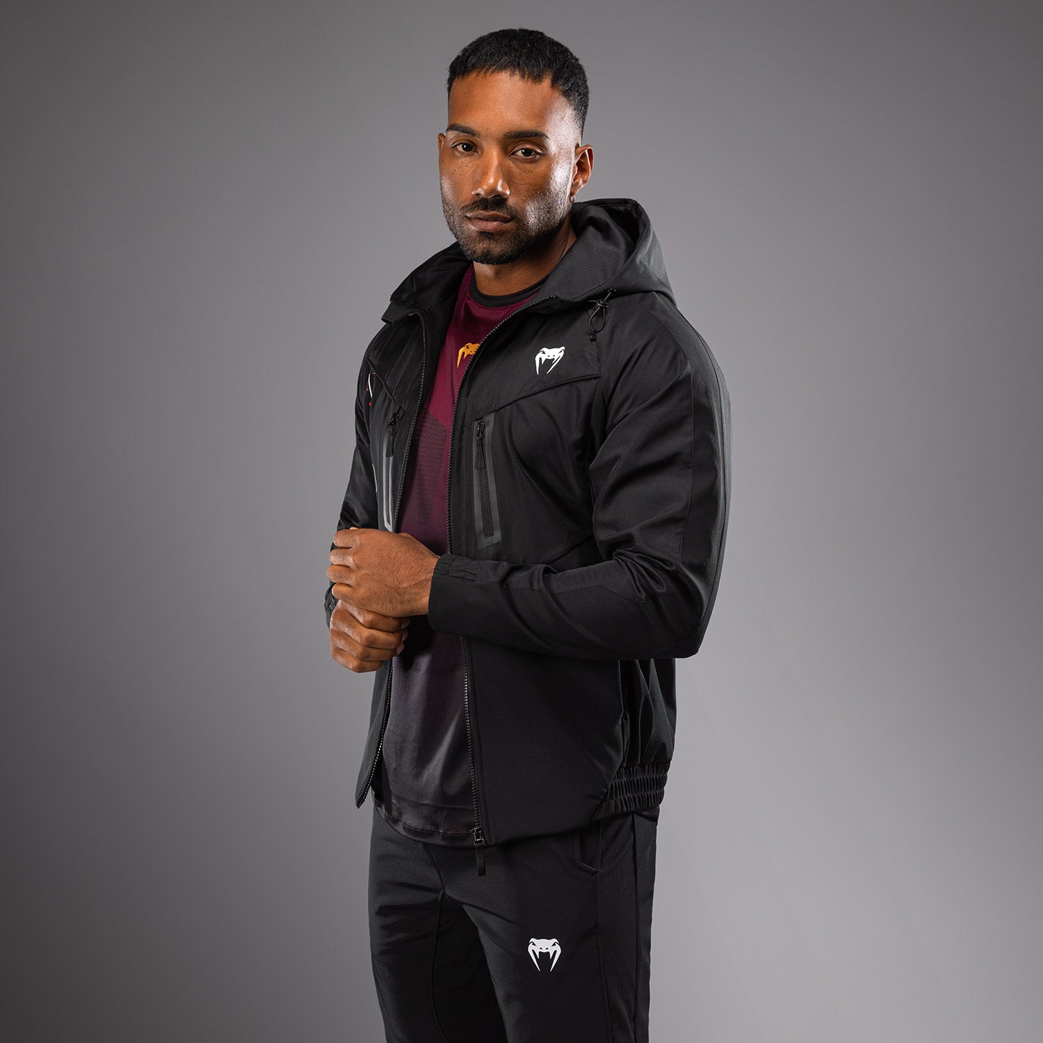 venum-tactical-xt-herren-trainingsjacke-schwarz-feuerrot image 2