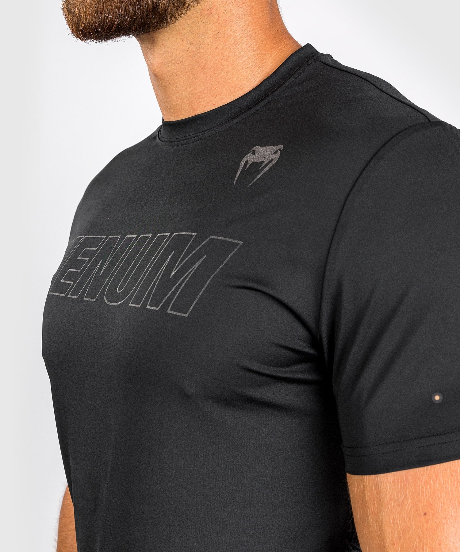 venum-classic-evo-dry-tech-t-shirt-schwarz-schwarz-reflektierend image 5
