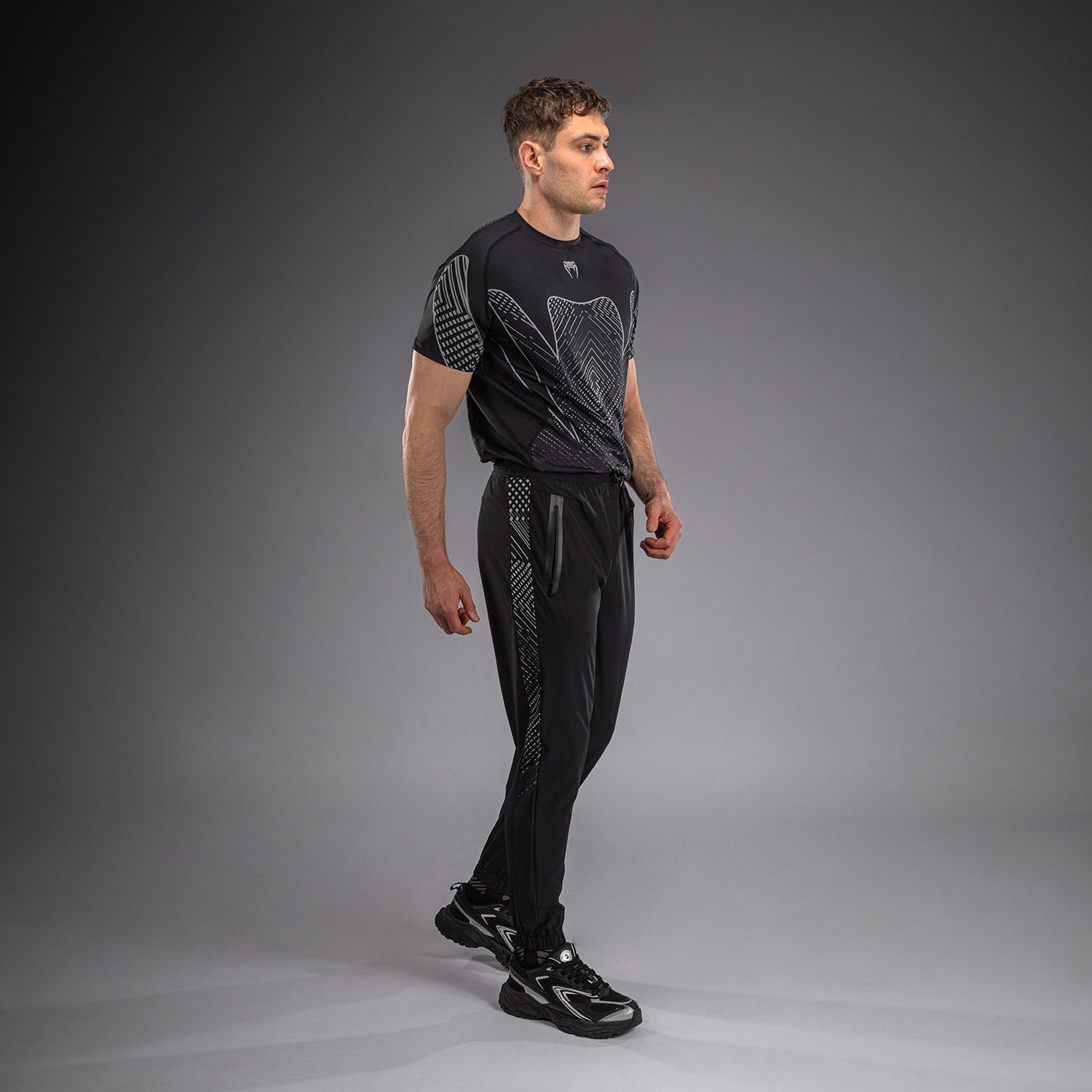 venum-midnight-fury-jogginghose-schwarz-grau-silber-herren image 2
