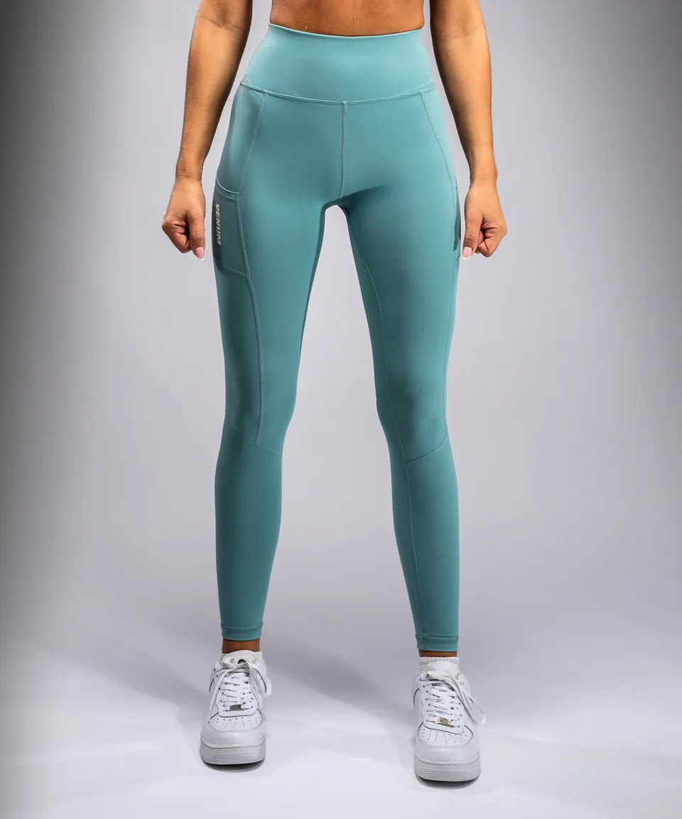 venum-essential-damen-performance-leggings-aqua-gr-n image 1