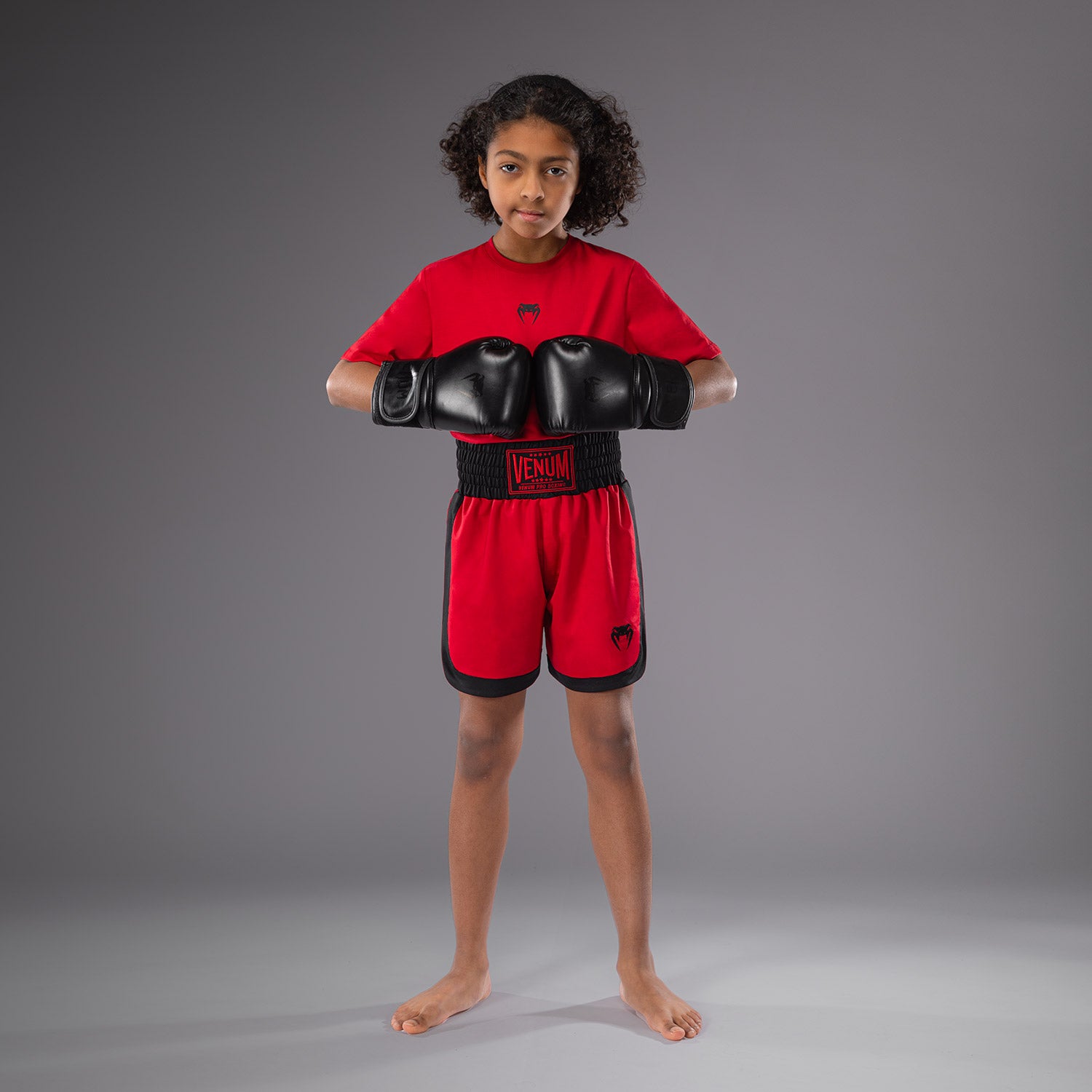 venum-classic-kinder-boxing-shorts-kirschrot image 1