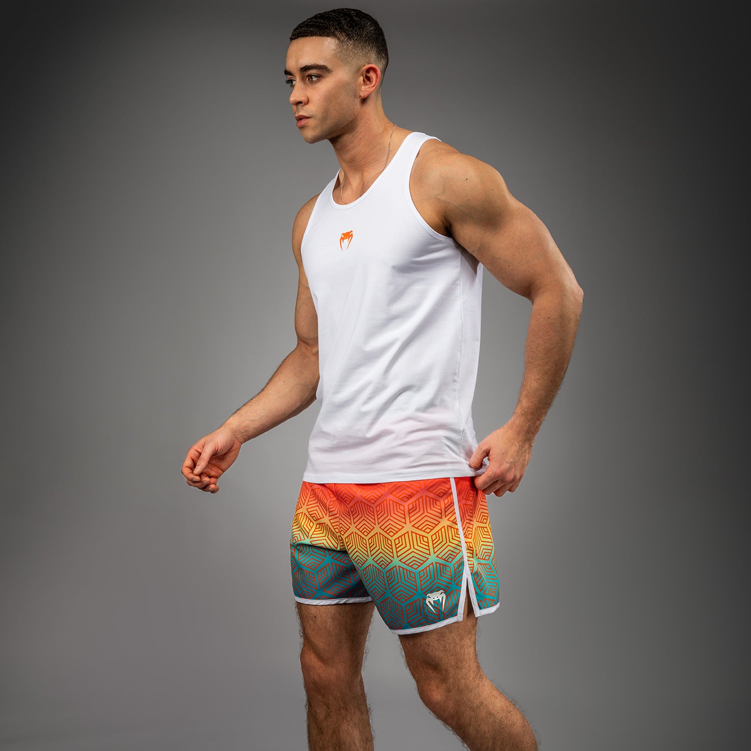 venum-echo-tank-top-herren-wei-orange-sonnenuntergang image 3