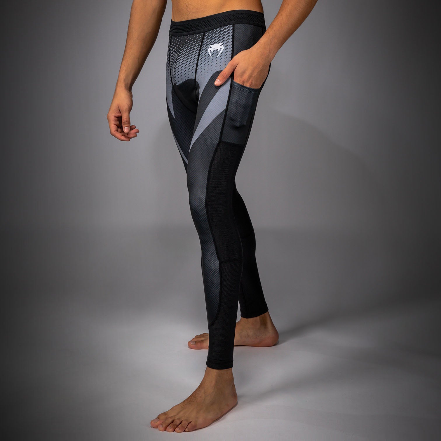 venum-no-gi-spats-ibjjf-approved-schwarz-silbergrau image 2