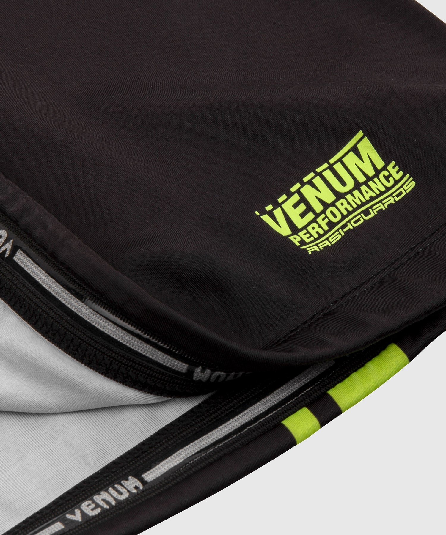 venum-logos-rashguard-kurzarm-schwarz-neongelb image 6