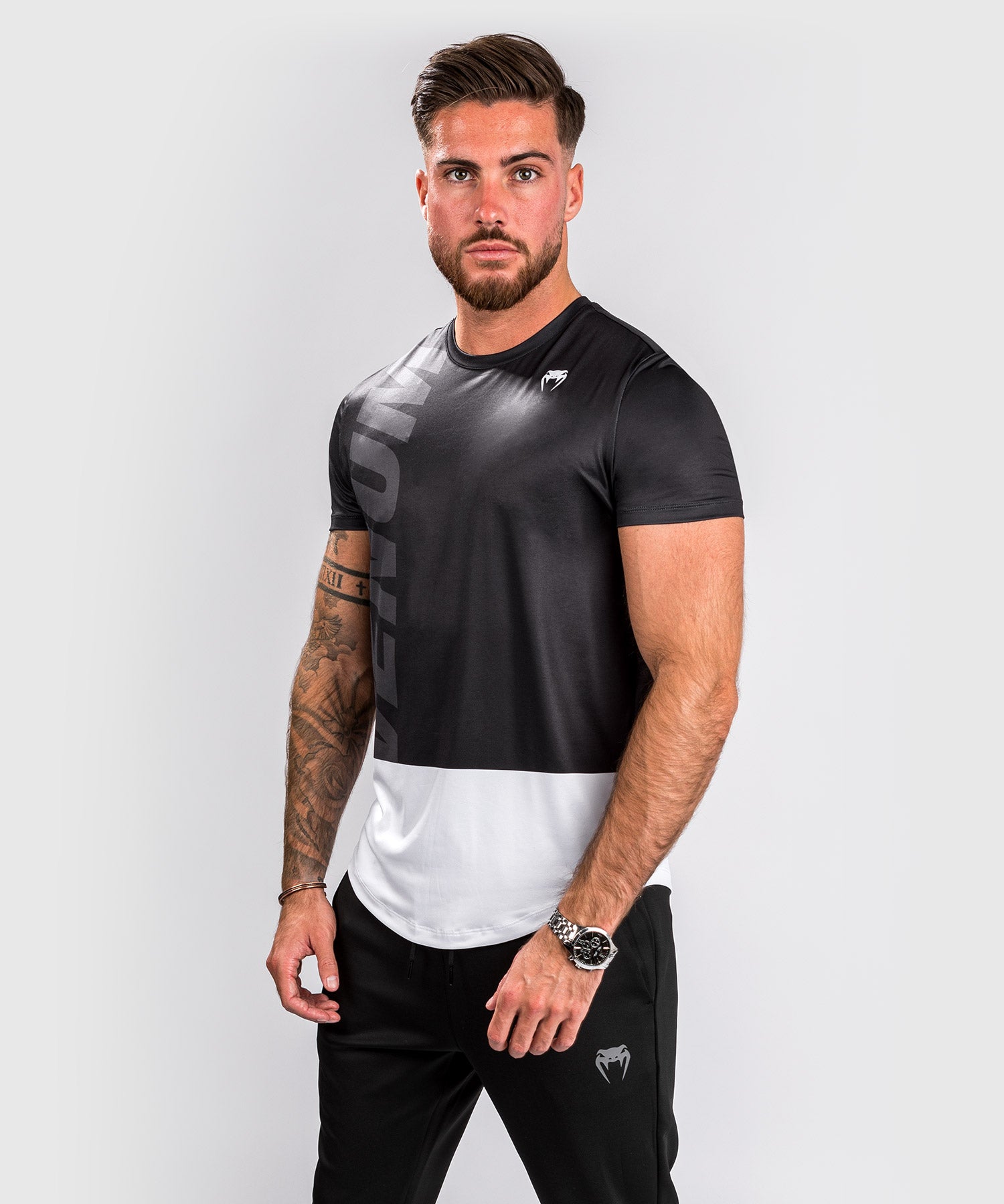 venum-contender-xt-dry-tech-t-shirt-schwarz-wei image 2