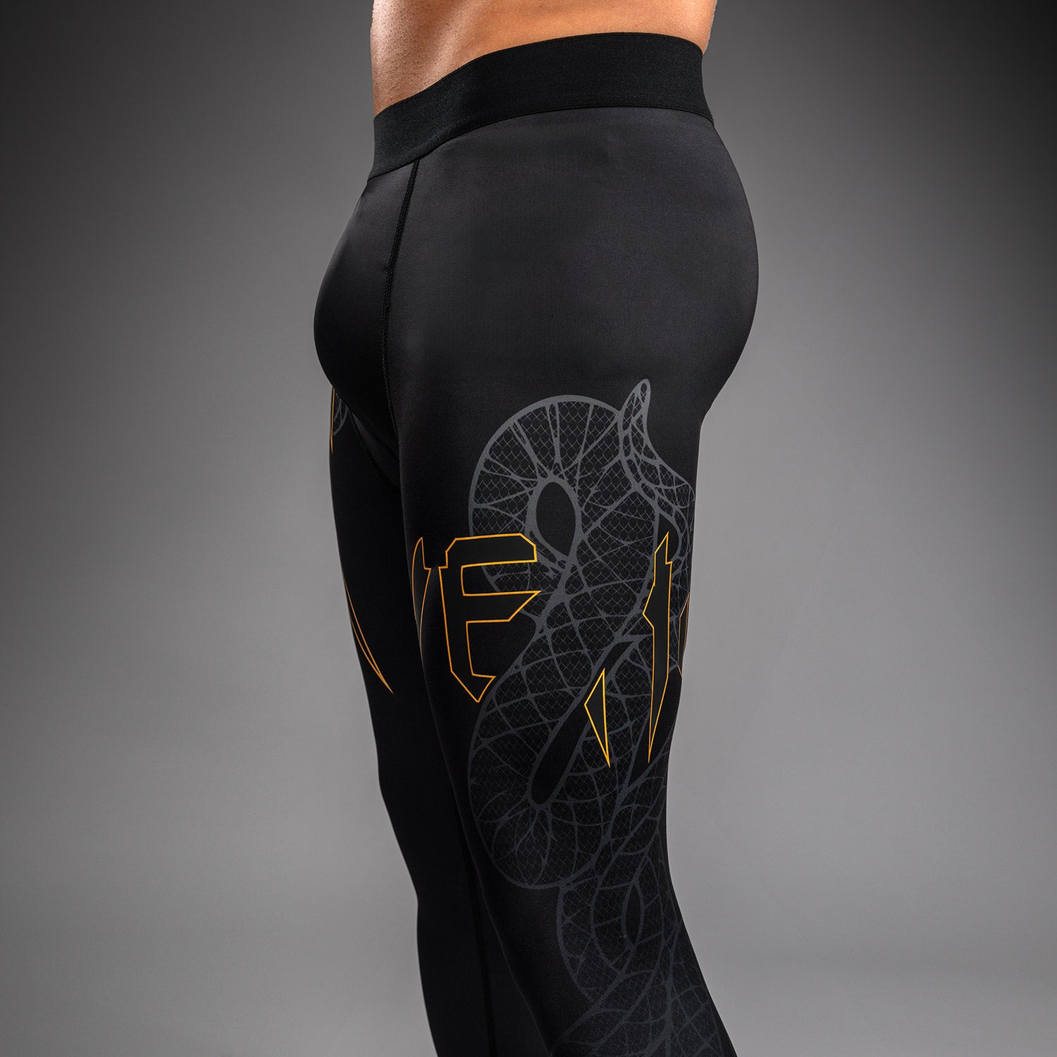 venum-serpenti-spats-schwarz-silber-gold-herren image 5