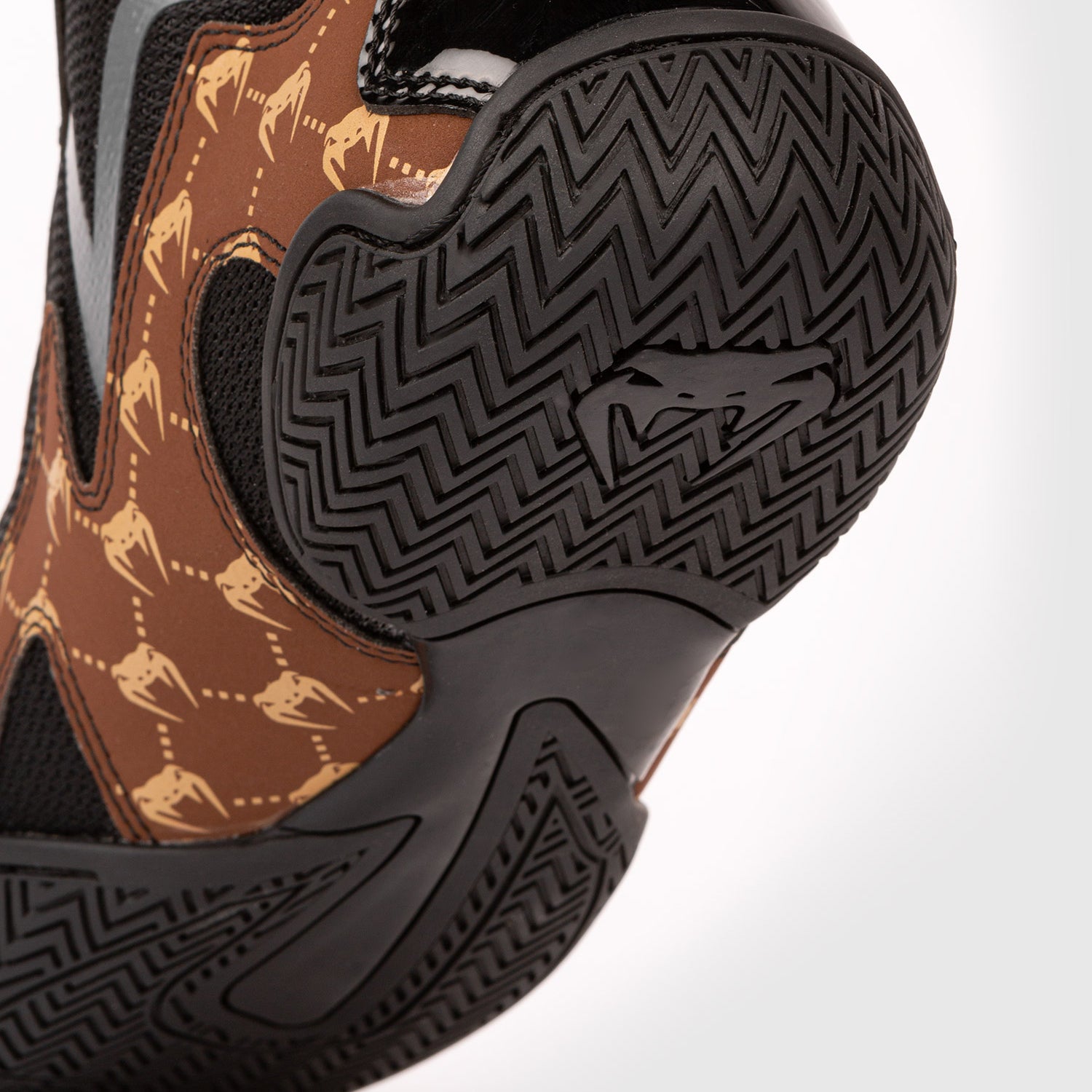 venum-elite-evo-monogram-boxschuhe-schwarz-braun image 2