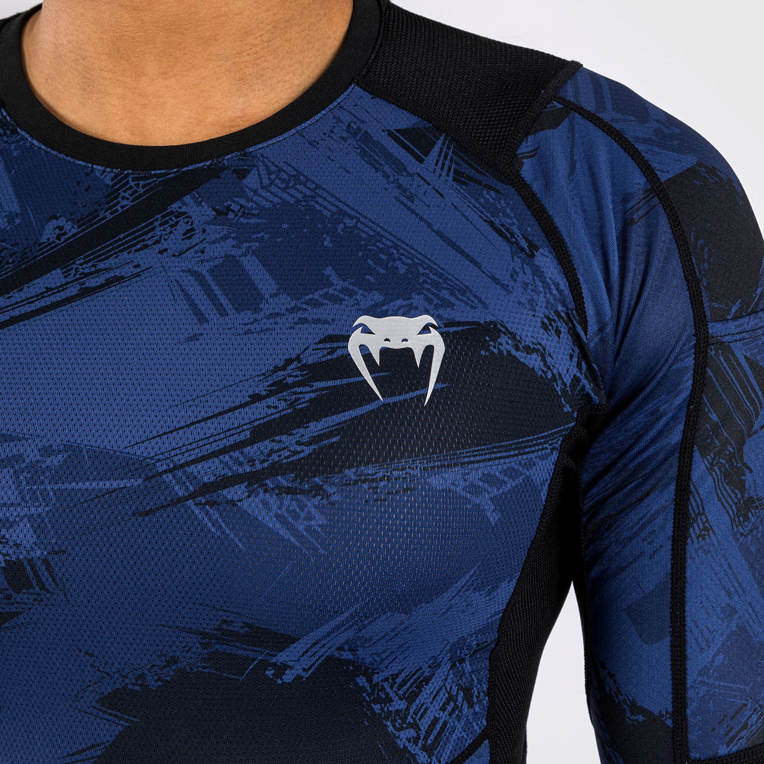 venum-electron-3-0-rashguard-langarm-herren-marineblau image 4