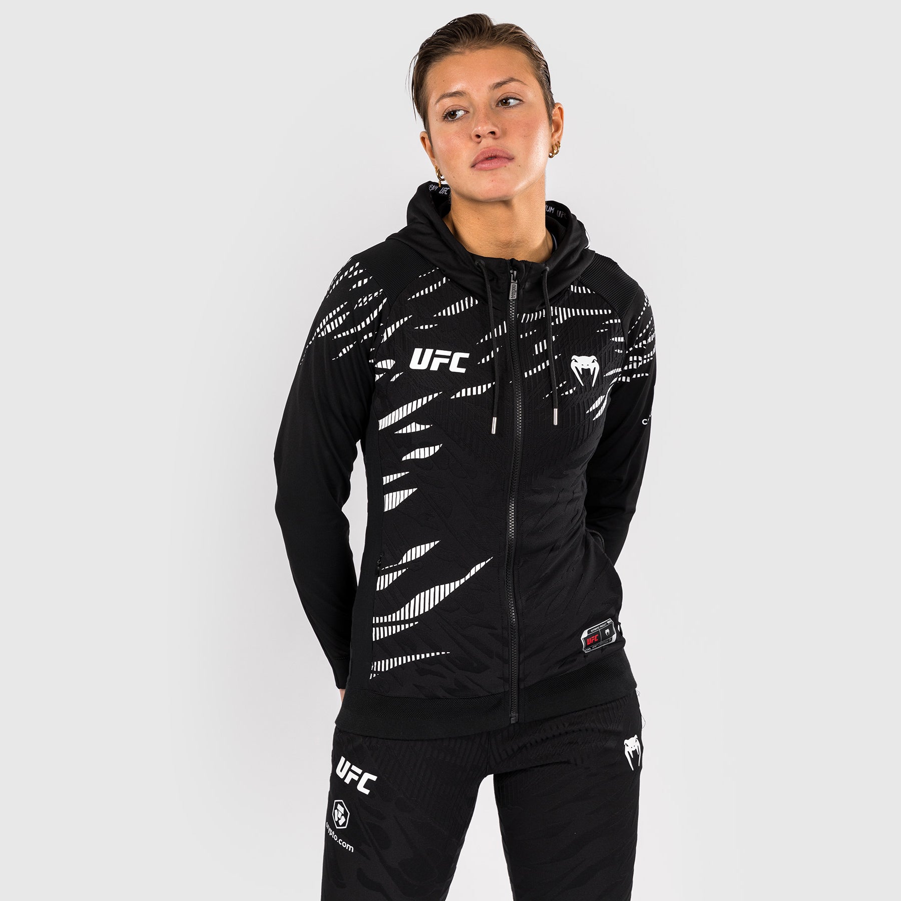 venum-ufc-fusion-authentic-fight-night-walkout-hoodie-damen-schwarz-personalized image 2
