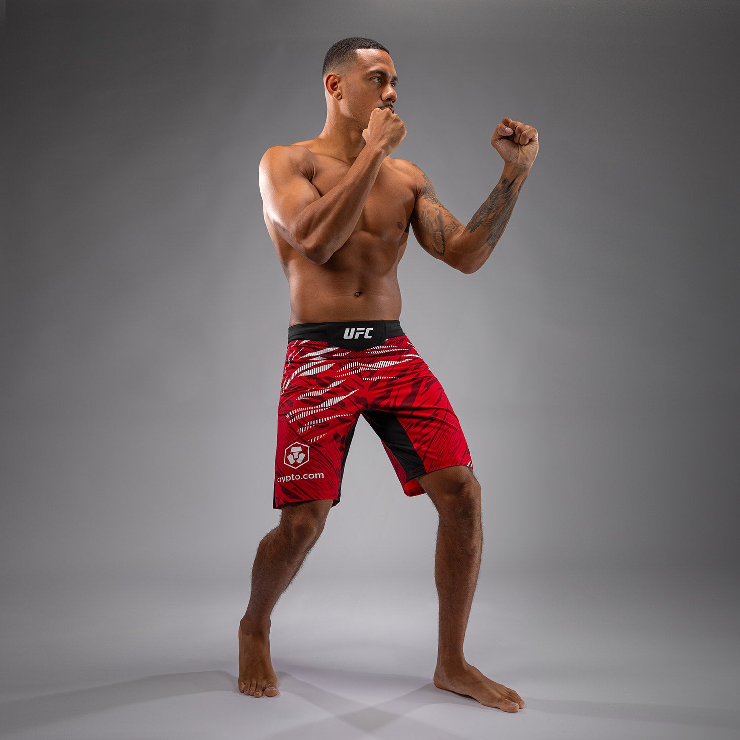 ufc-fusion-by-venum-authentic-fight-night-herren-fight-short-long-fit-rot image 5