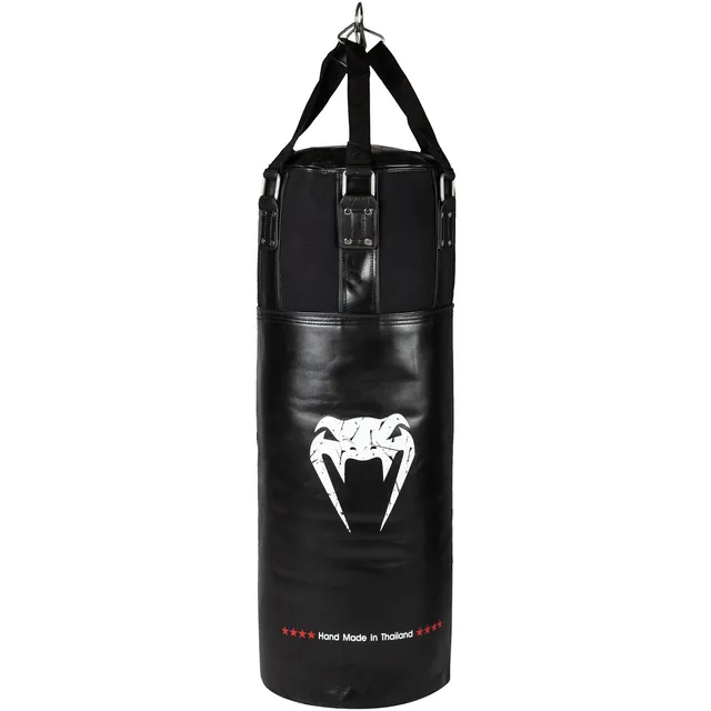 venum-training-boxsack-leder-ungef-llt-schwarz-wei image 1