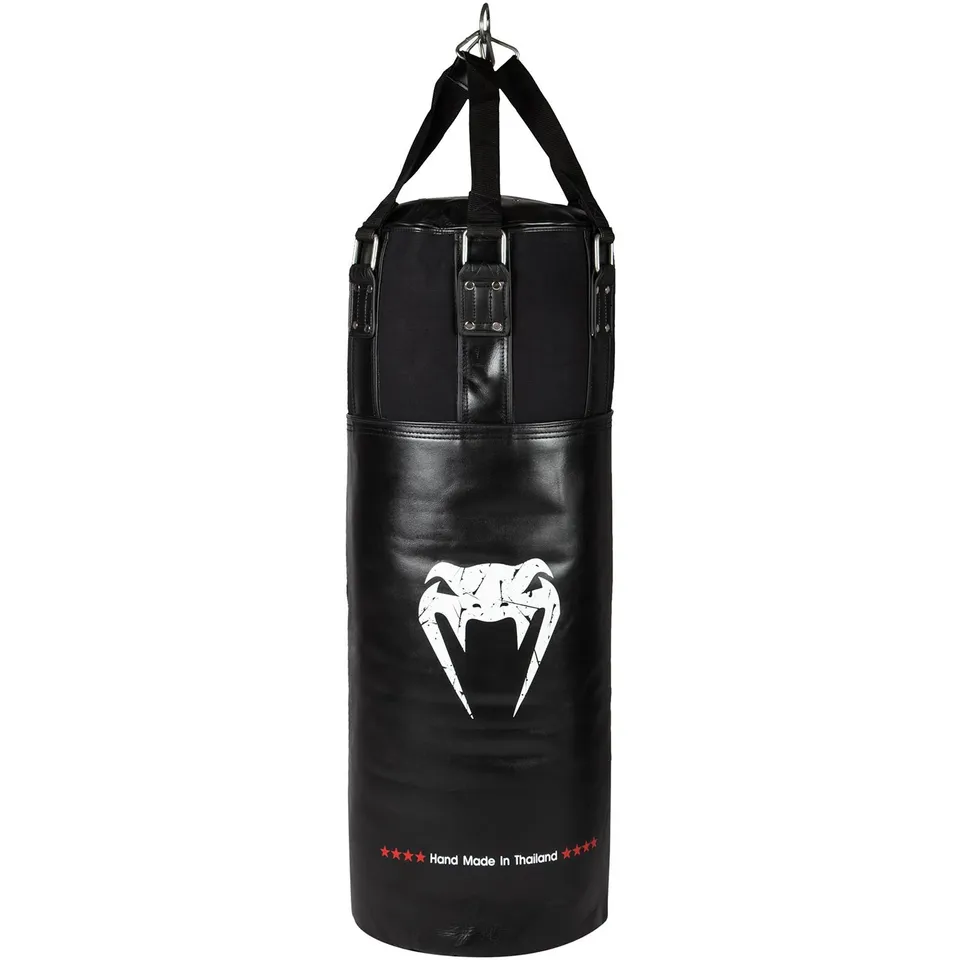 venum-training-boxsack-leder-ungef-llt-schwarz-wei image 1