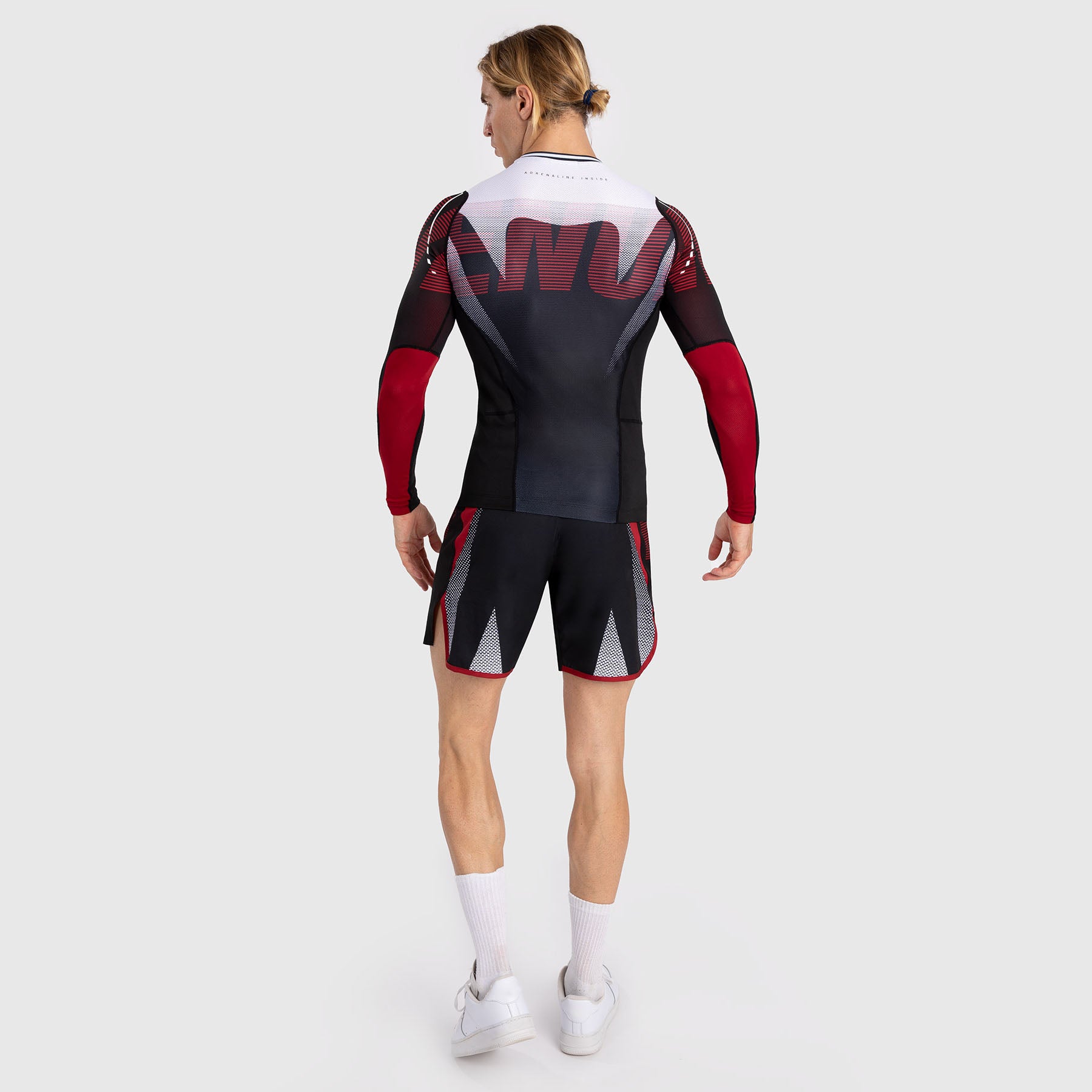 venum-adrenaline-herren-langarm-rashguard-red image 3