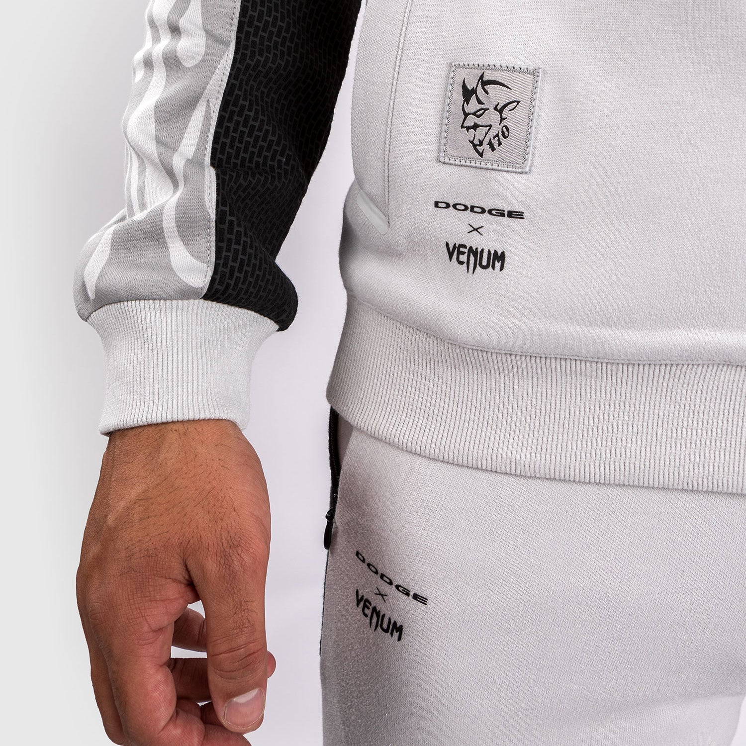 venum-x-dodge-demon-170-herren-jacke-full-zip-grau image 6