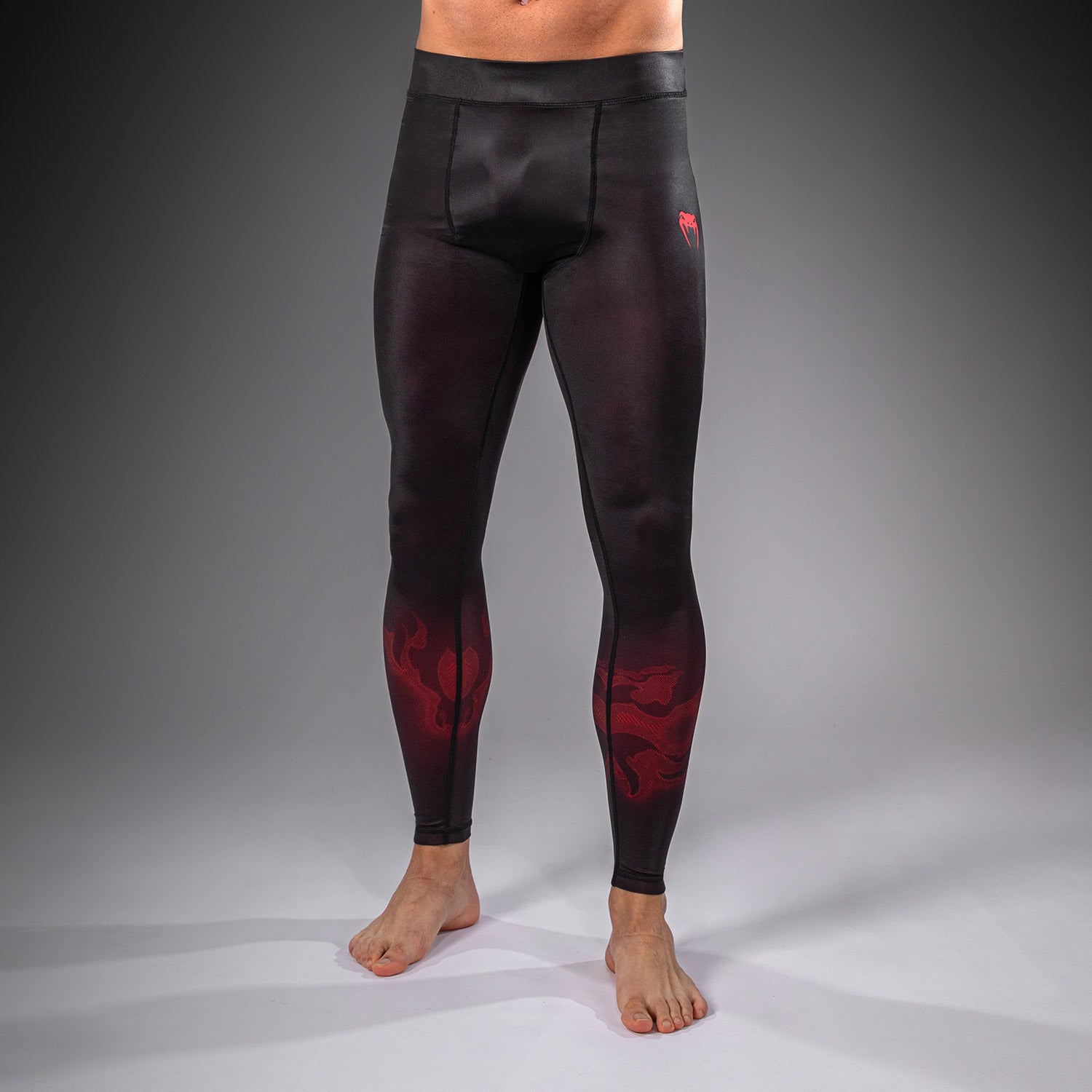 venum-spectre-spats-herren-kompressionshose-schwarz-rot image 1