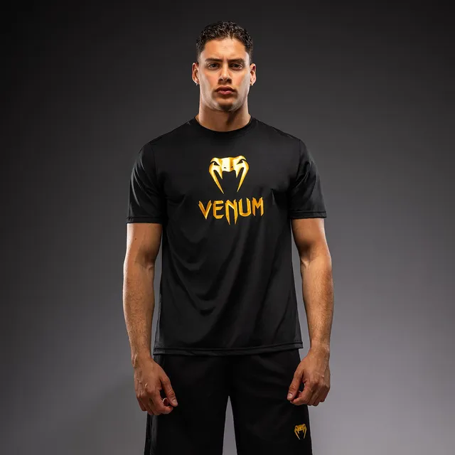 venum-classic-dry-tech-t-shirt-schwarz-gold-f-r-herren image 1
