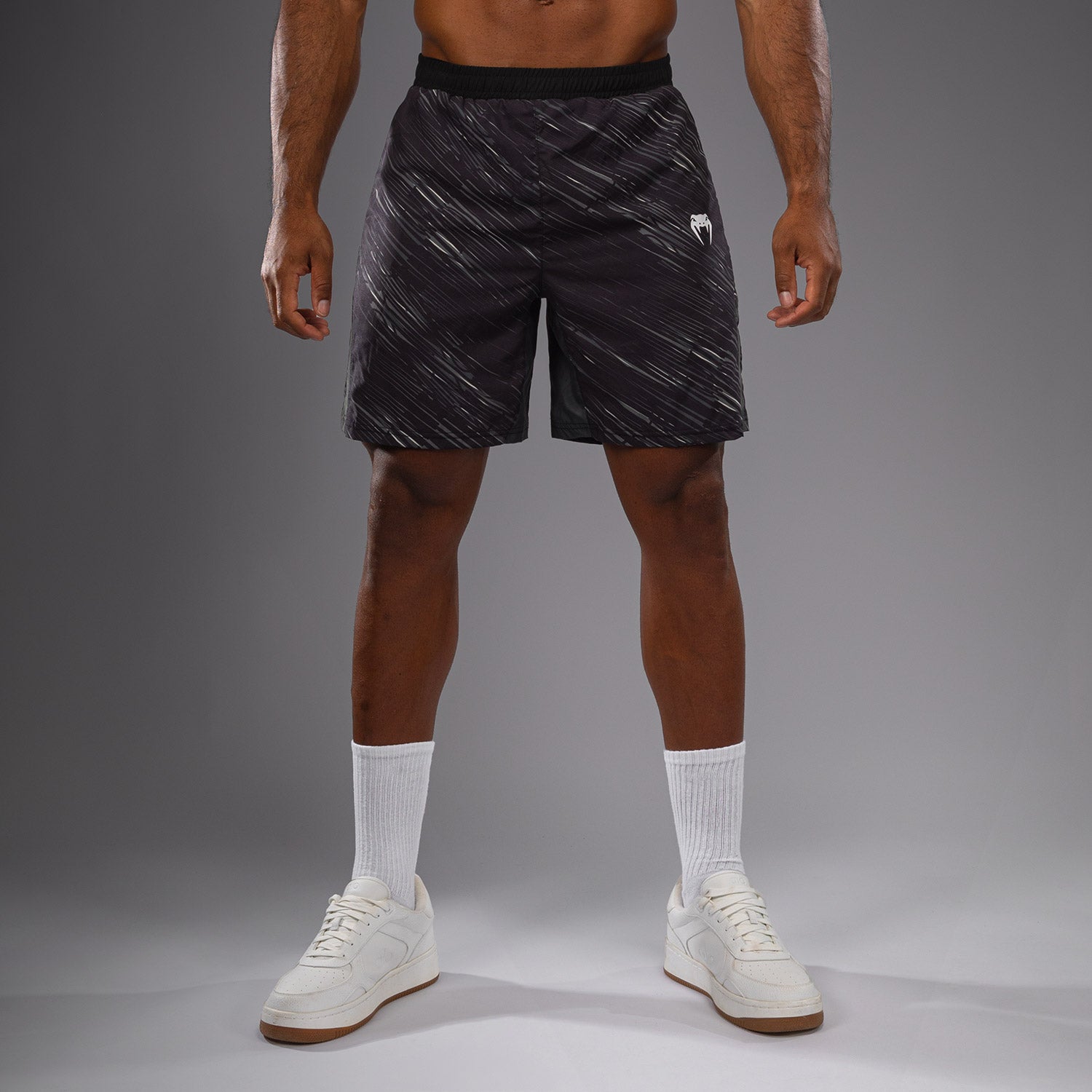 venum-rapid-trainingsshorts-herren-schwarz-sturmgrau image 1