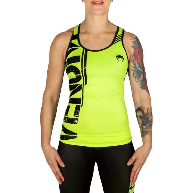 venum-power-tank-top-neongelb-schwarz-damen image 1