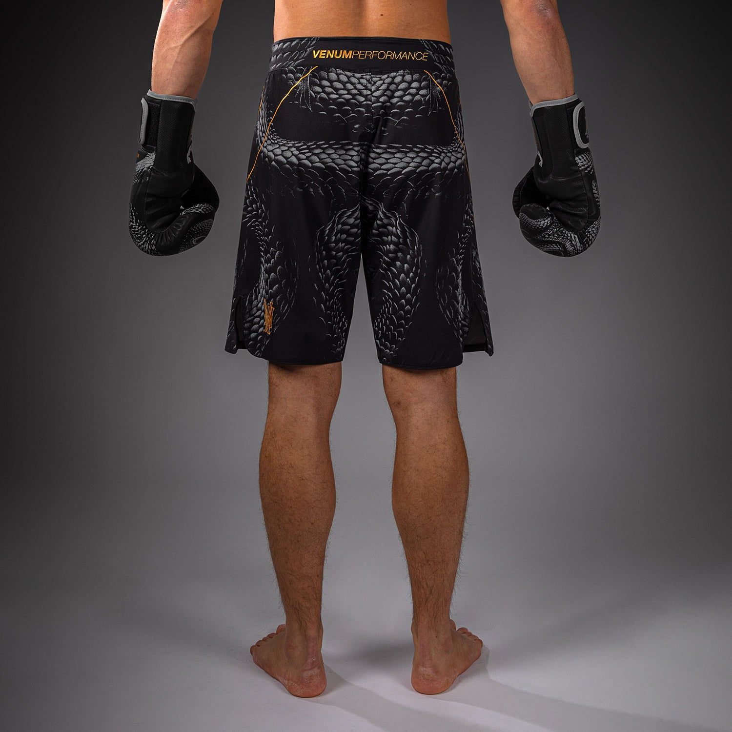 venum-matupa-fightshorts-herren-schwarz-grau-gold image 3