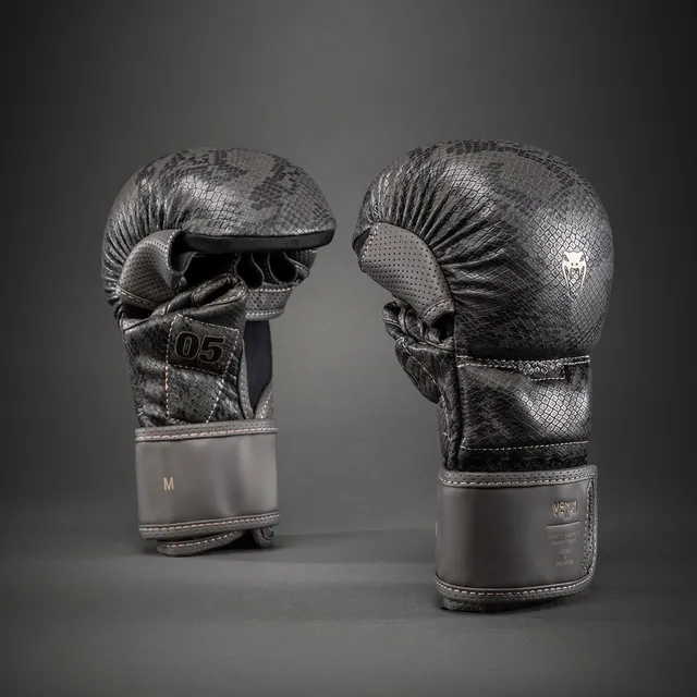 venum-impact-evo-scales-mma-sparringhandschuhe-dunkelgrau image 1