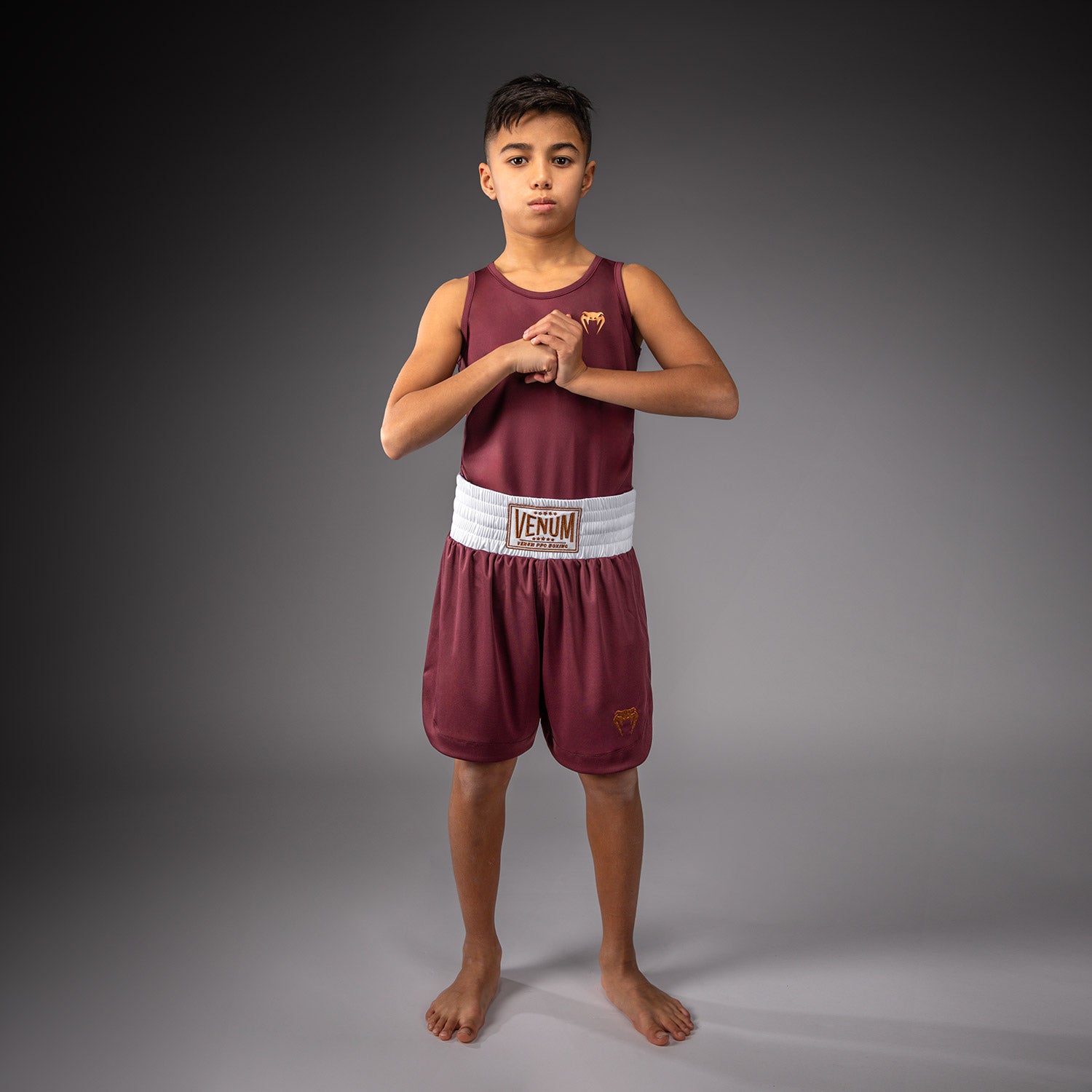 venum-classic-boxshorts-kinder-burgunder image 5