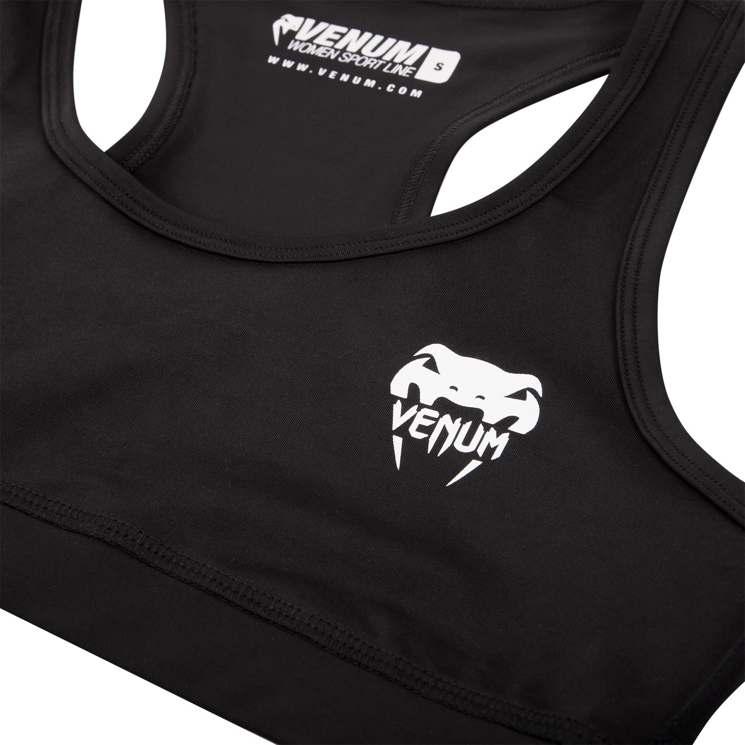 venum-essential-sport-bh-damen-schwarz image 4