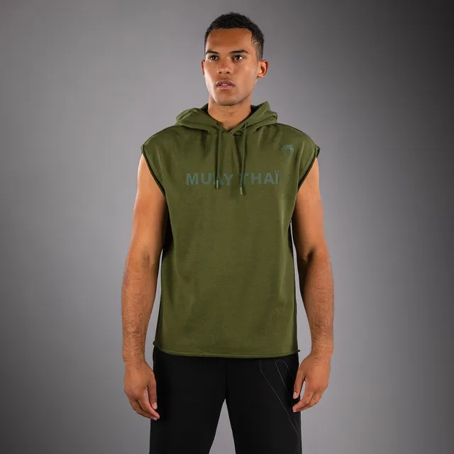 venum-muay-thai-vt-rmelloser-kapuzenpullover-milit-rgr-n-herren image 1
