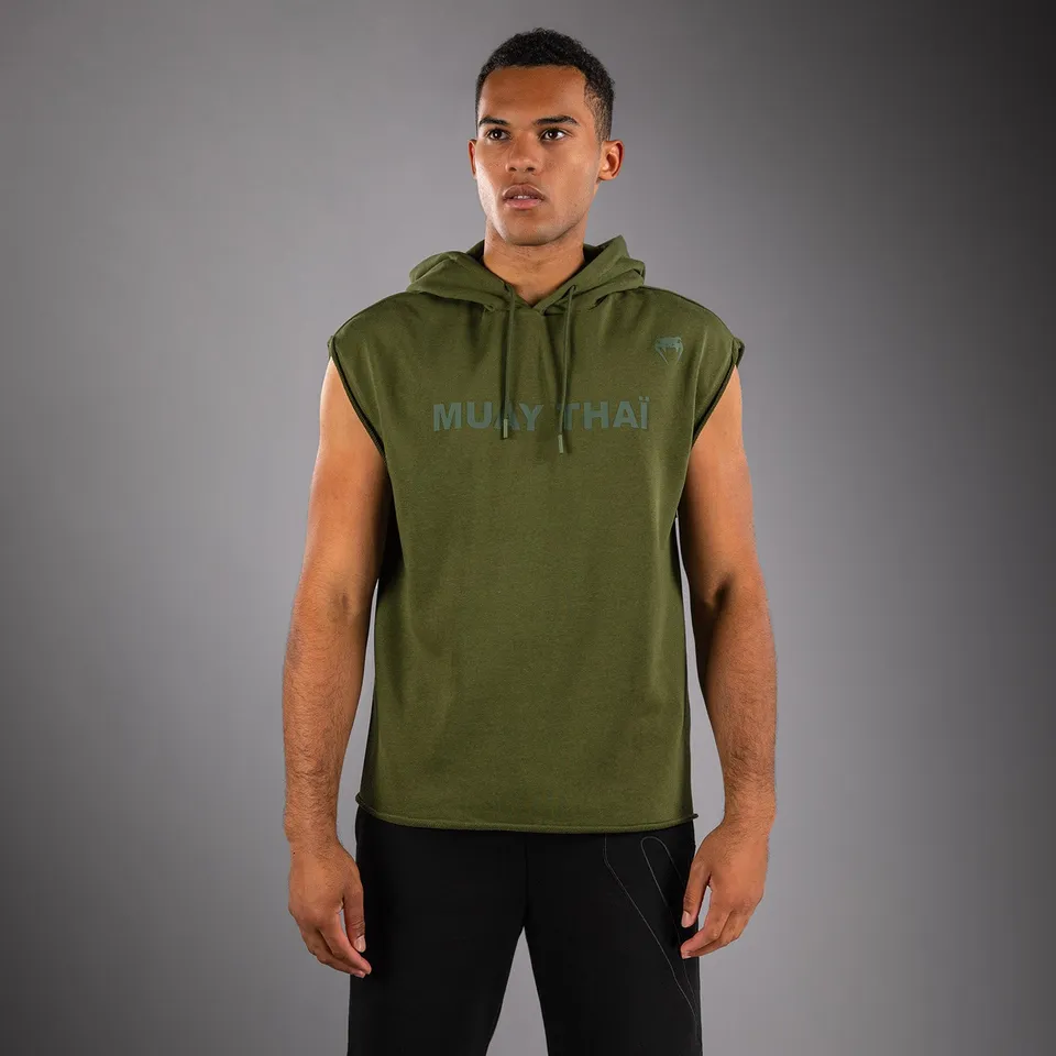 venum-muay-thai-vt-rmelloser-kapuzenpullover-milit-rgr-n-herren image 1
