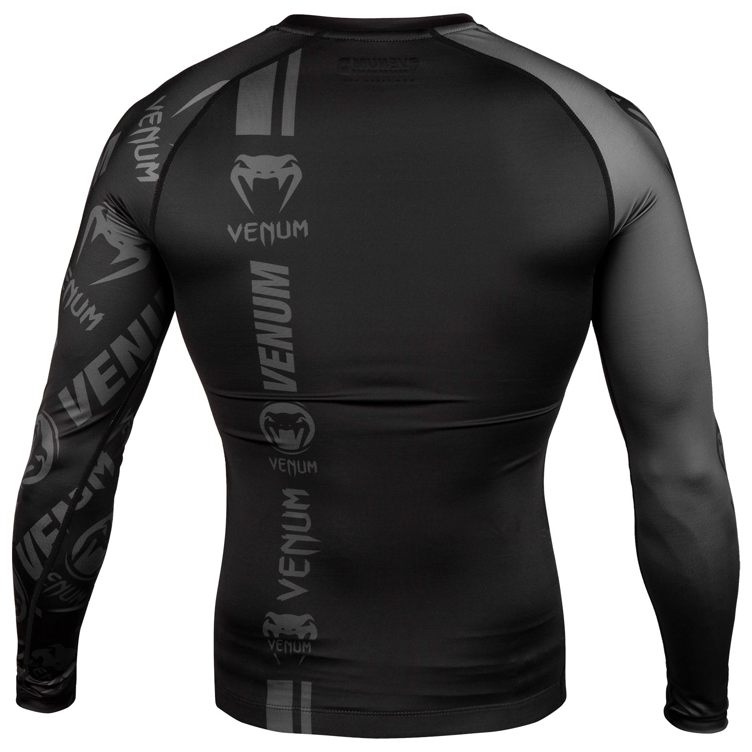 venum-logos-langarm-rashguard-schwarz-schwarz image 4