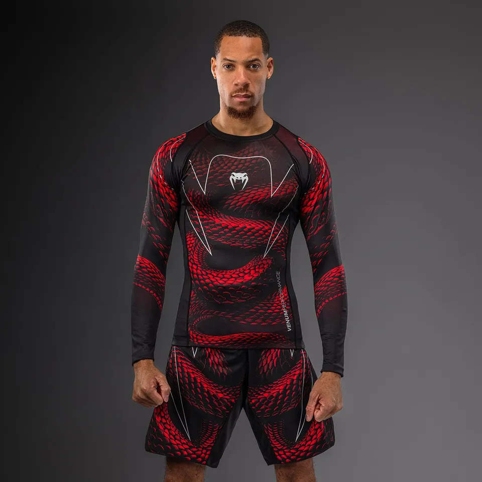 venum-matupa-rashguard-langarm-schwarz-rot-silber image 1