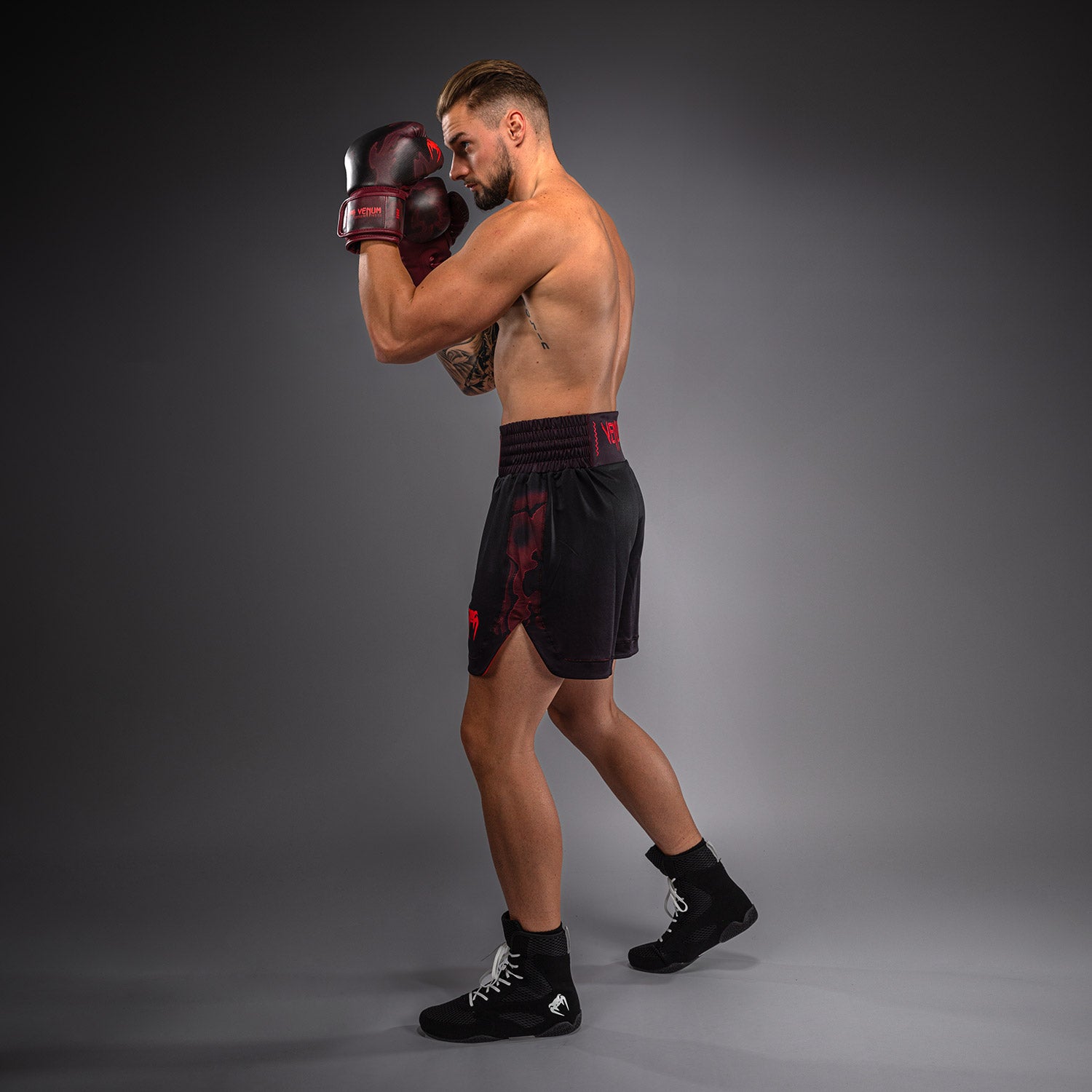 venum-spectre-boxshorts-herren-schwarz-rot image 3