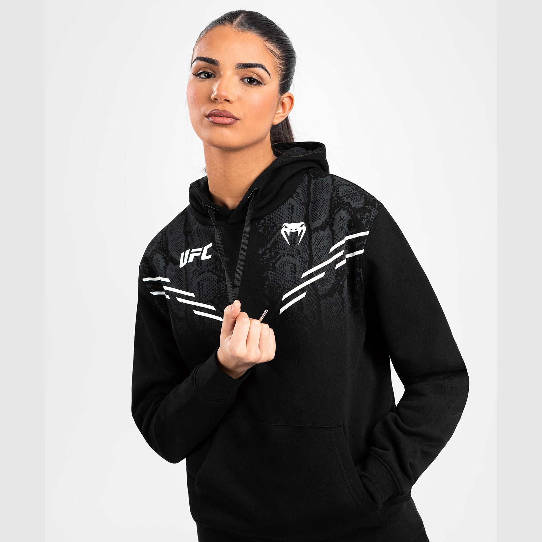 venum-ufc-adrenaline-by-venum-replica-damen-pullover-hoodie-schwarz image 2