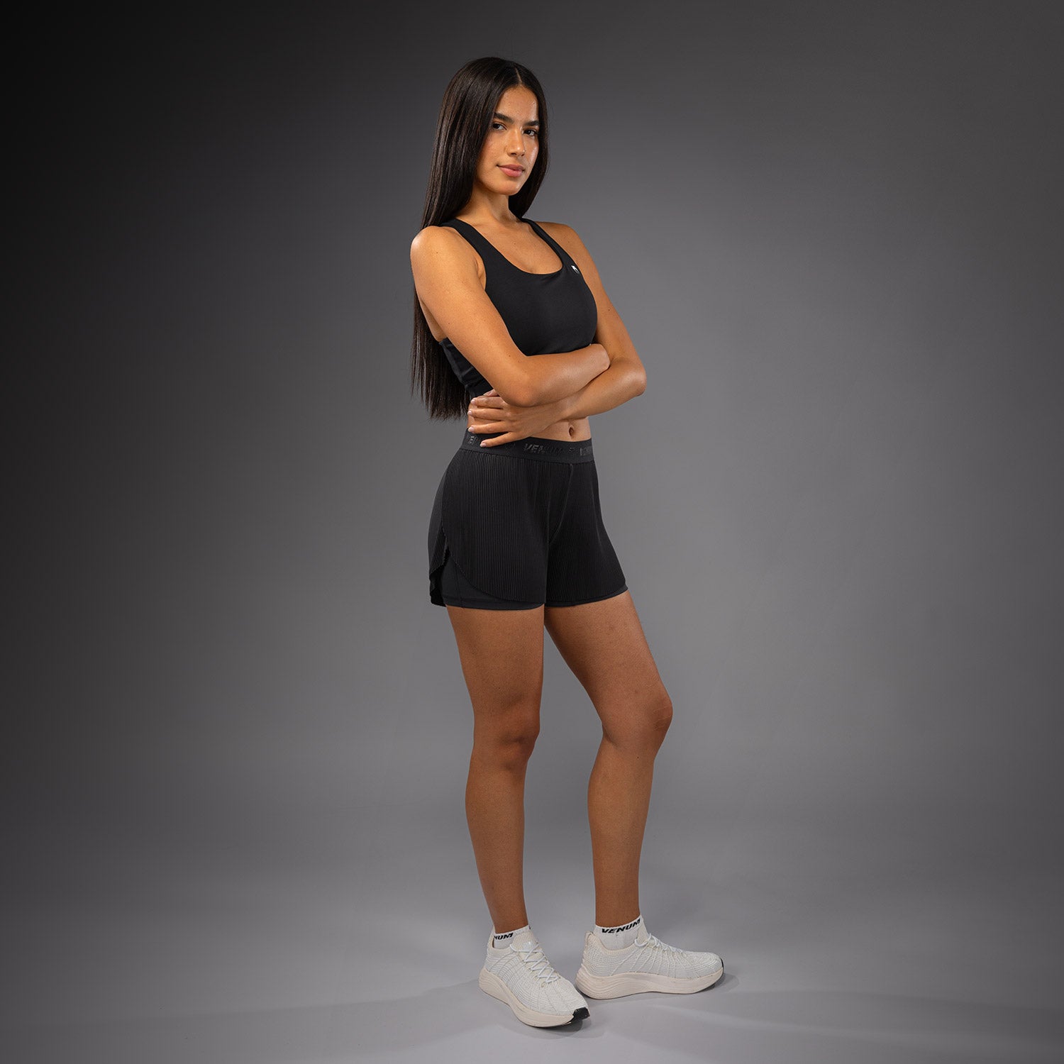 venum-flowfit-damen-trainingsshorts-schwarz image 7