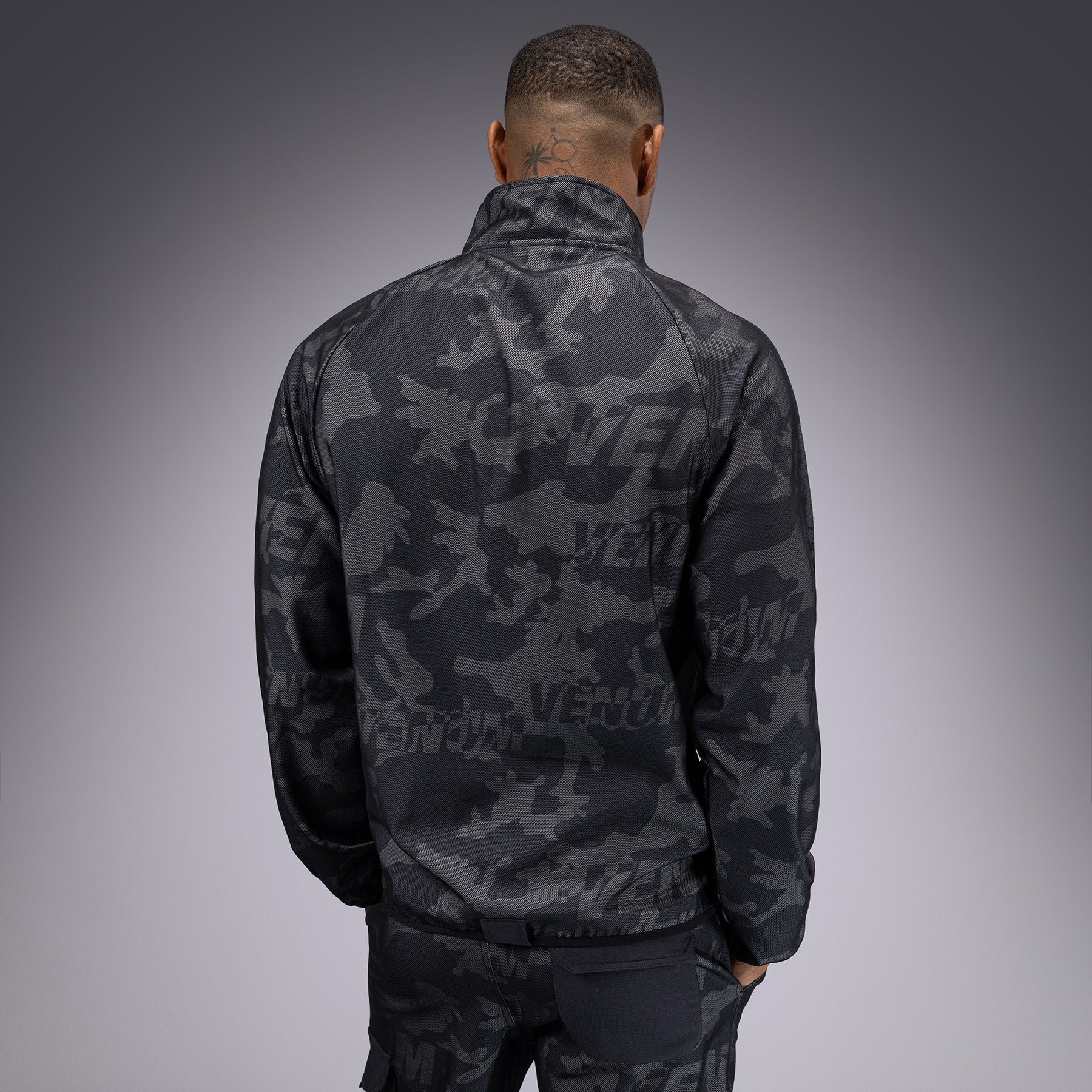 venum-trooper-herren-trainingsanzug-jacke-schwarz-dunkelgrau image 7