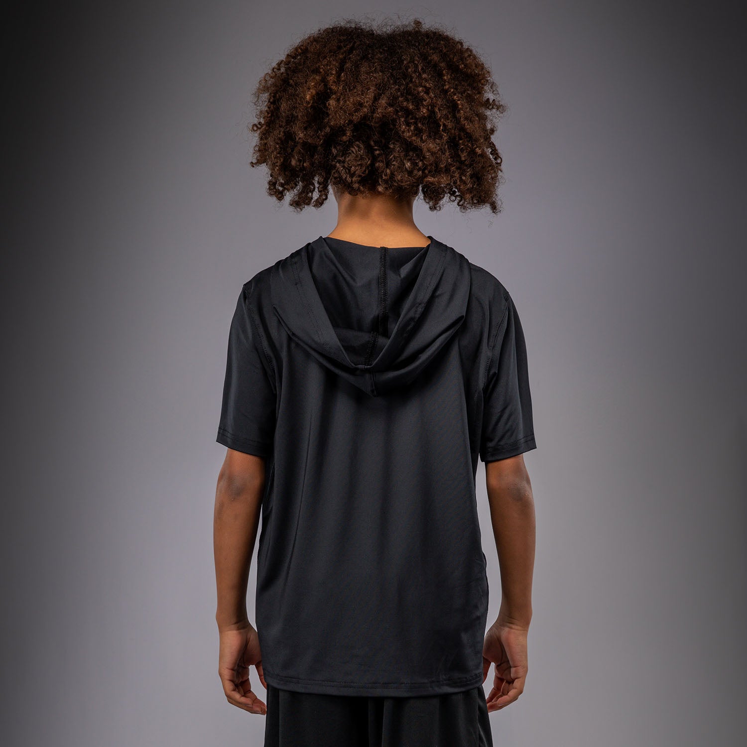 venum-elite-dry-tech-hoodie-kurzarm-kinder-schwarz image 4