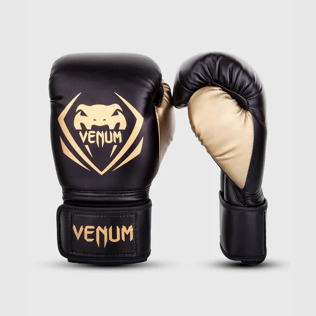 venum-contender-boxhandschuhe-schwarz-gold image 1
