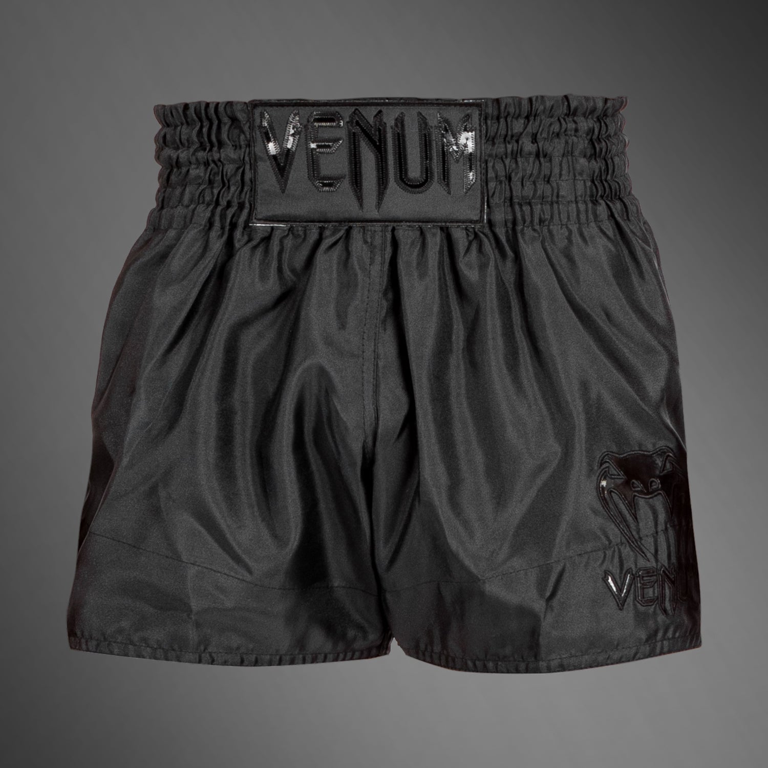 venum-classic-muay-thai-shorts-schwarz-schwarz image 1