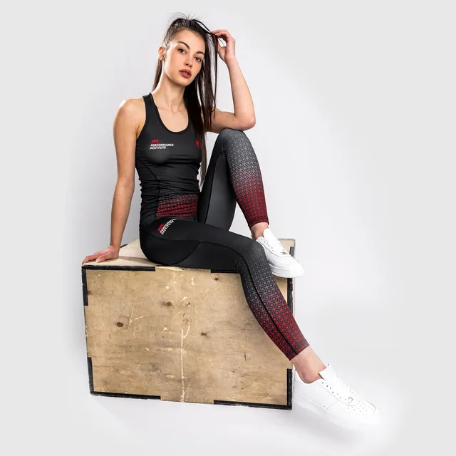venum-ufc-performance-institute-leggings-damen-schwarz-rot image 1