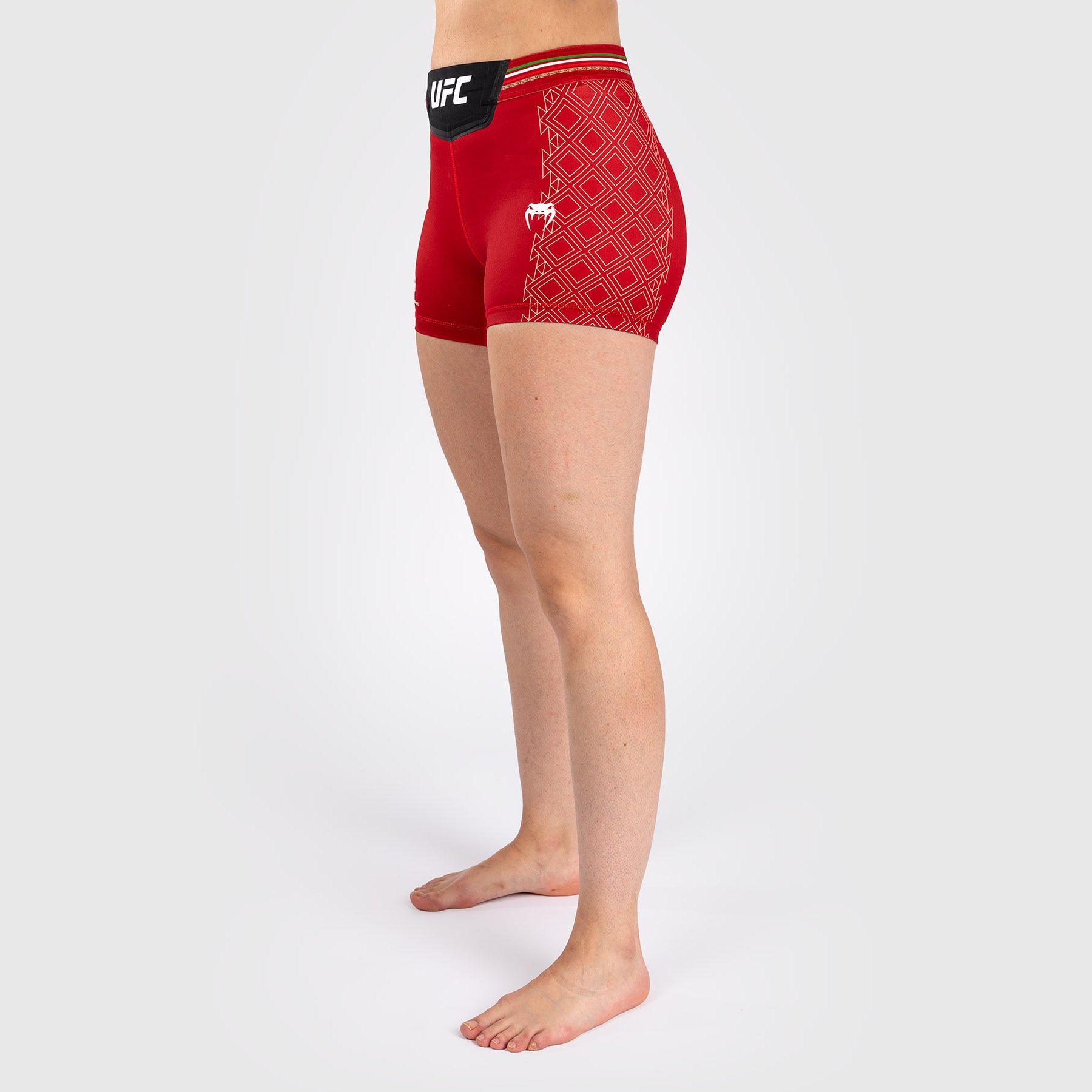 venum-noche-ufc-authentic-fight-night-vale-tudo-shorts-damen-kurze-passform-rot image 4